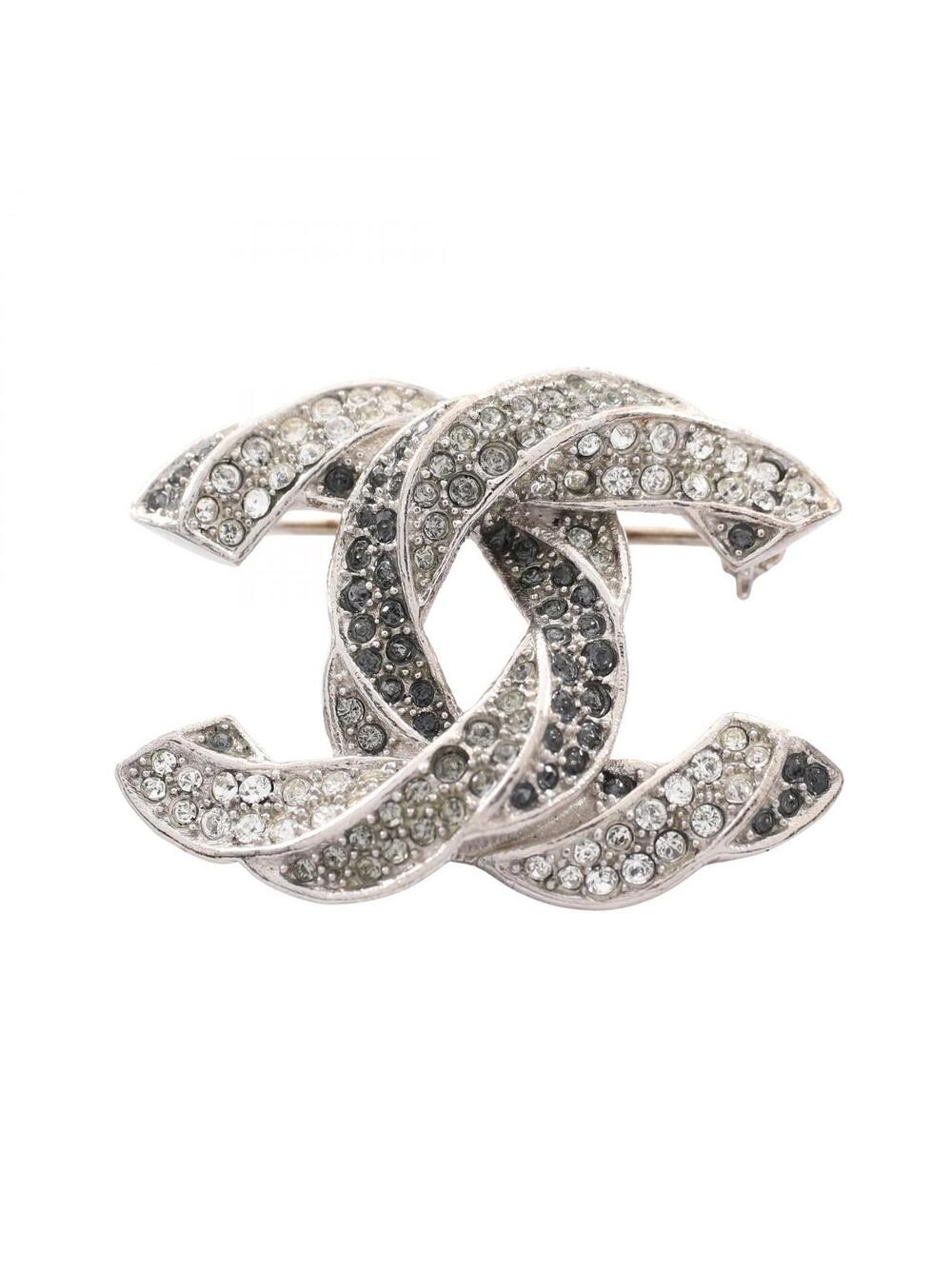 Chanel B16C Coco Mark Brooch Stainless #281896C47B